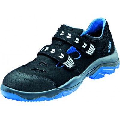 Bezpečnostný sandál SL46 BLUE ESD S1, perforovaná, čierna